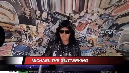 Michael The GliterKing - Short Hello from his Video Studio