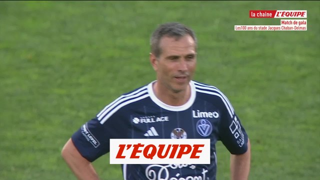 Les légendes de Bordeaux, avec Zidane, battent le Variétés Club de France - Foot - Match de gala