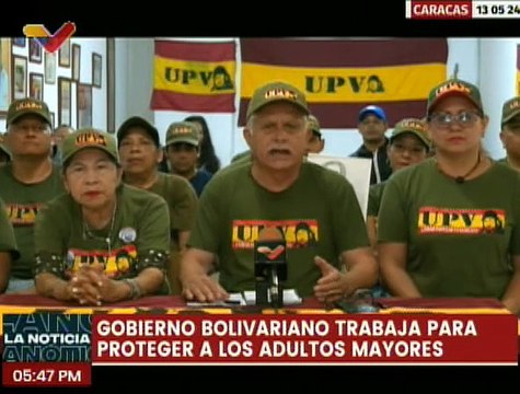 Caracas | UPV respalda la creación de la Gran Misión Abuelos y Abuelas de la Patria