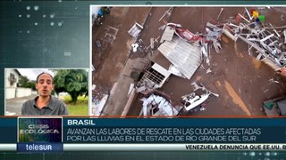 El presidente de Brasil denunció las noticias falsas emitidas por la extrema derecha sobre la tragedia de Río Grande del Sur