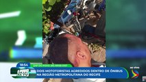 Dois motoristas são agredidos em ônibus no Recife