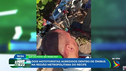 Dois motoristas são agredidos em ônibus no Recife
