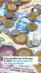 Precio del dólar hoy 14 de mayo de 2024: Peso cae en espera de más datos de inflación