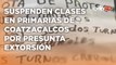 Extorsionan escuela en Veracruz piden 20 mil pesos a los padres por la seguridad de sus hijos