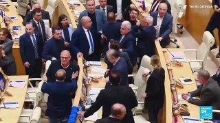 Parlamento de Georgia aprobó ley de 'agentes extranjeros' entre peleas y celebraciones