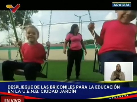 Gobierno Bolivariano entrega totalmente rehabilitada la U.E.N.B. Ciudad Jardín en el edo. Aragua