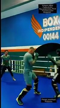 Kickboxing, Mattia Faraoni: spettacolare combattimento (in allenamento) con Glory Sergej Maslobojev