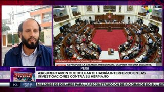 En Perú parlamentarios de Cambio Democrático presentaron moción de vacancia contra Dina Boluarte