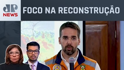 Eduardo Leite faz sobrevoo para verificar áreas alagadas na Serra Gaúcha