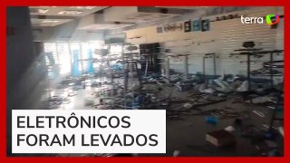 Vídeo mostra como ficou loja oficial do Grêmio após ser saqueada em Porto Alegre