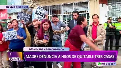 Conflicto familiar en SJM: Hijos intentan despojar a su madre de su hogar y negocio