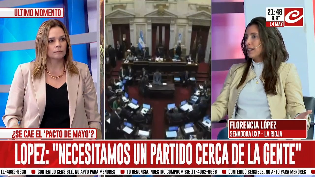 Florencia López:"Sólo queremos que el gobierno de Milei haga las cosas bien y eso no está sucediendo"