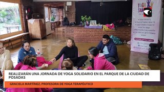 Realizarán una jornada de yoga solidario en el Parque de la Ciudad de Posadas
