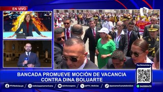 Dina Boluarte: bancadas de izquierda alistan moción de vacancia presidencial por incapacidad moral