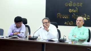 GANDHINAGAR PRE-MONSOON-2024 RELATED MEETING LED BY COLLECTOR