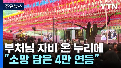 "소망 담은 4만 연등"...온 누리에 부처님의 자비를! / YTN