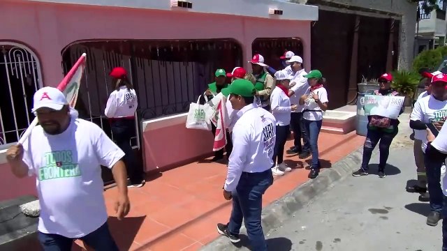 Arropa la col. Borja a la candidata Sari Pérez Cantú _ NRT noticias