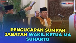 Jokowi Saksikan Pengucapan Sumpah Hakim Agung Suharto Jadi Wakil Ketua MA Bidang Non Yudisial