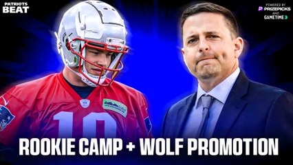 LIVE Patriots Beat: Rookie Minicamp Recap + Eliot Wolf Promoted