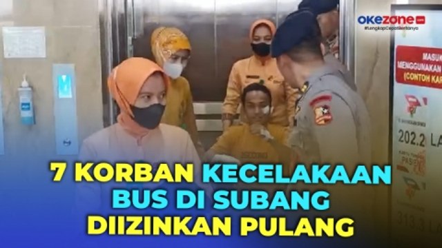 7 Korban Kecelakaan Bus SMK Lingga Kencana Kembali Diizinkan Pulang