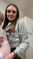 She somehow gave birth to giant babies