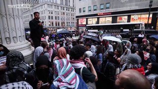 New York'ta binlerce kişi, Filistin için yürüdü