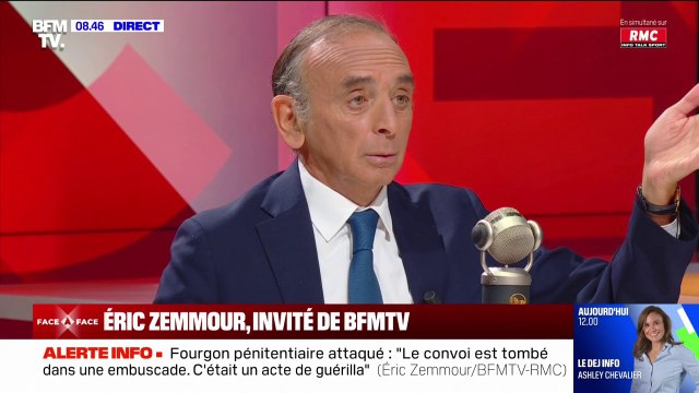 Éric Zemmour: Les peines exécutées sont très inférieures aux peines données