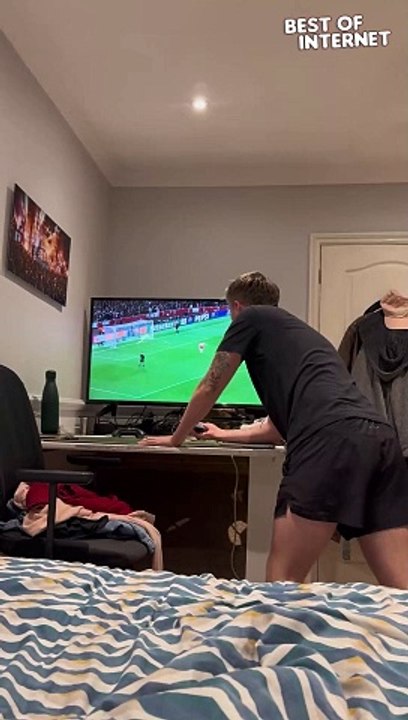 From Volcano to Chill: This Arsenal Fan's Celebration is EPIC!