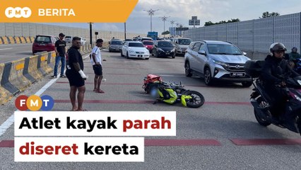 Atlet kayak parah dipercayai dilanggar pemandu mabuk