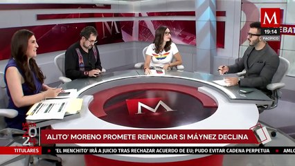 ¿Cómo interpretar la promesa de 'Alito' Moreno a renunciar si Máynez declina por Gálvez? | El Debate