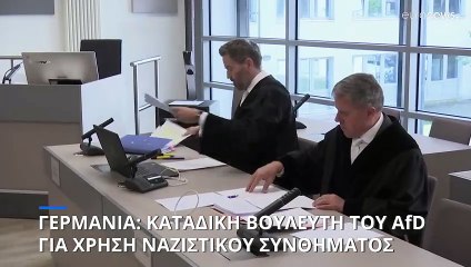 Γερμανία: Καταδικάστηκε για χρήση ναζιστικού συνθήματος ανώτατο στέλεχος του AFD