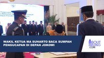 PRESIDEN JOKOWI SAKSIKAN PENGUCAPAN SUMPAH WAKIL KETUA MA SUHARTO