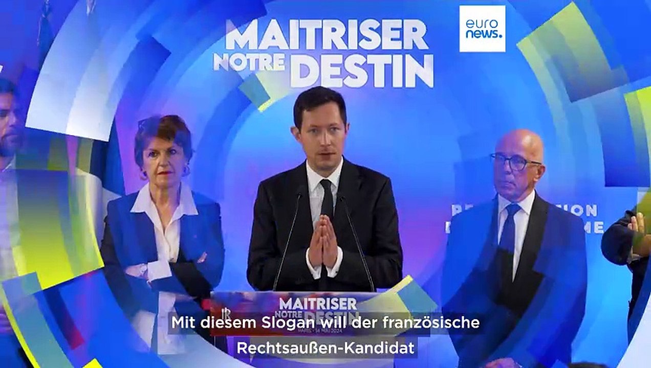 Eine Mauer im Stil von Trump: Französische Rechte startet EU-Kampagne