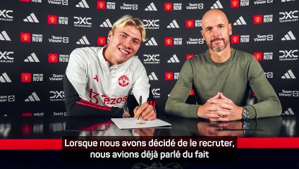 Ten Hag : "Hojlund a besoin de temps"