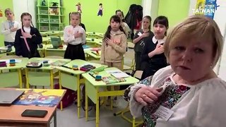Ukraine Builds Underground School To Weather Russian Attacks