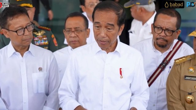 Keterangan Presiden Jokowi di Kabupaten Konawe, Mulai dari Banjir di Tanah Datar Sumatera Barat Hingga Penasehat Prabowo