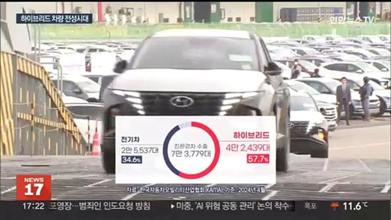 전기차 주춤한 사이에…친환경차 대세는 '하이브리드'