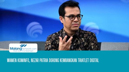Wamen Kominfo, Nezar Patria Dorong Kembangkan Triatlet Digital
