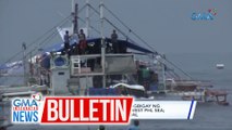 'Atin Ito' civilian commission, nakapagbigay ng supplies sa mga mangingisda sa WPS; Target makalapit sa Panatag Shoal | GMA Integrated News Bulletin