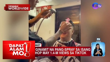 Barbershop, bidet ang gamit na spray sa mga nagpapagupit | Dapat Alam Mo!