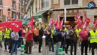 Primera protesta sindical contra el alcalde del PP de Palma