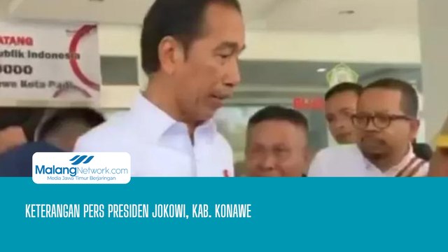 Keterangan Pers Presiden Jokowi di Kabupaten Konawe 14 Mei 2024