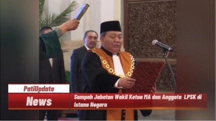 Presiden Jokowi Saksikan Pengucapan Sumpah Wakil Ketua MA dan Anggota LPSK di Istana