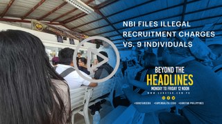 NBI FILES ILLEGAL RECRUITMENT CHARGES VS. 9 INDIVIDUALS