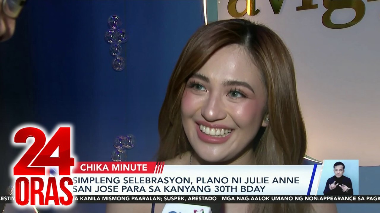 Chika Express: 30th Birthday plans & wishes ni Julie Anne San Jose; 1st taping ni Kelvin Miranda sa “Encantadia Chronicles: Sang’gre”; Sagot ni Paolo Contis sa pag-unfollow sa kanya ni Yen Santos | 24 Oras