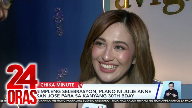 Chika Express: 30th Birthday plans & wishes ni Julie Anne San Jose; 1st taping ni Kelvin Miranda sa “Encantadia Chronicles: Sang’gre”; Sagot ni Paolo Contis sa pag-unfollow sa kanya ni Yen Santos | 24 Oras