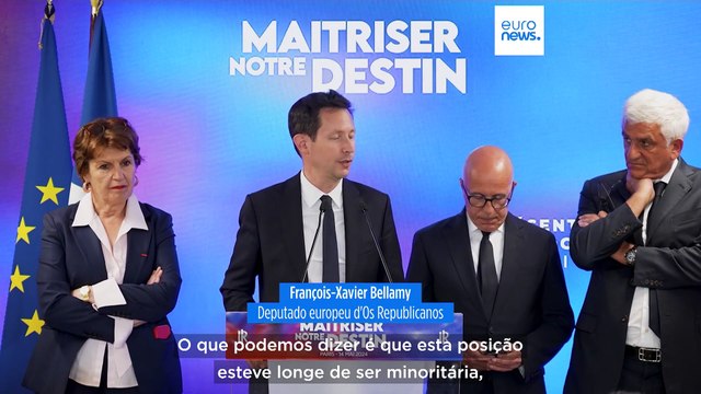 Um muro ao estilo de Trump mas Made in Europe : direita francesa lança campanha para as europeias