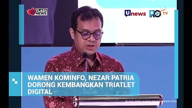 Wamen Kominfo, Nezar Patria Dorong Kembangkan Triatlet Digital