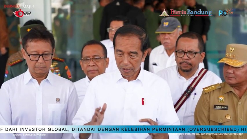 Keterangan Pers Presiden Jokowi, Kab. Konawe