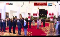 Presiden Joko Widodo Menjadi Saksi Pengucapan Sumpah Jabatan Wakil Ketua MA dan Anggota LPSK